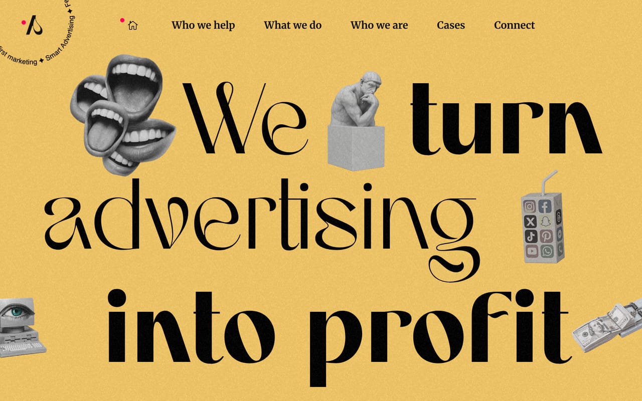 Amical Marketing's website