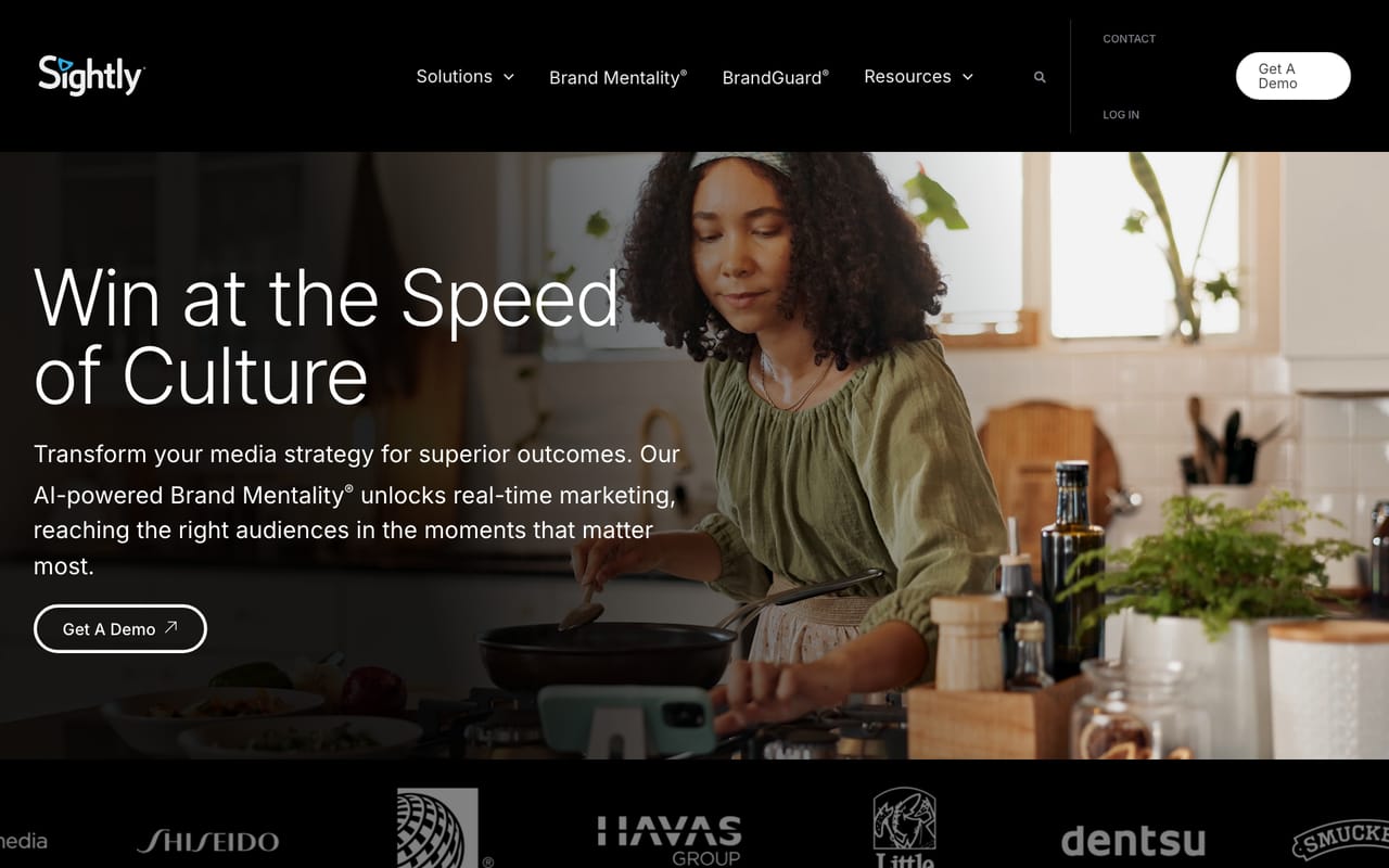 Sightly's website